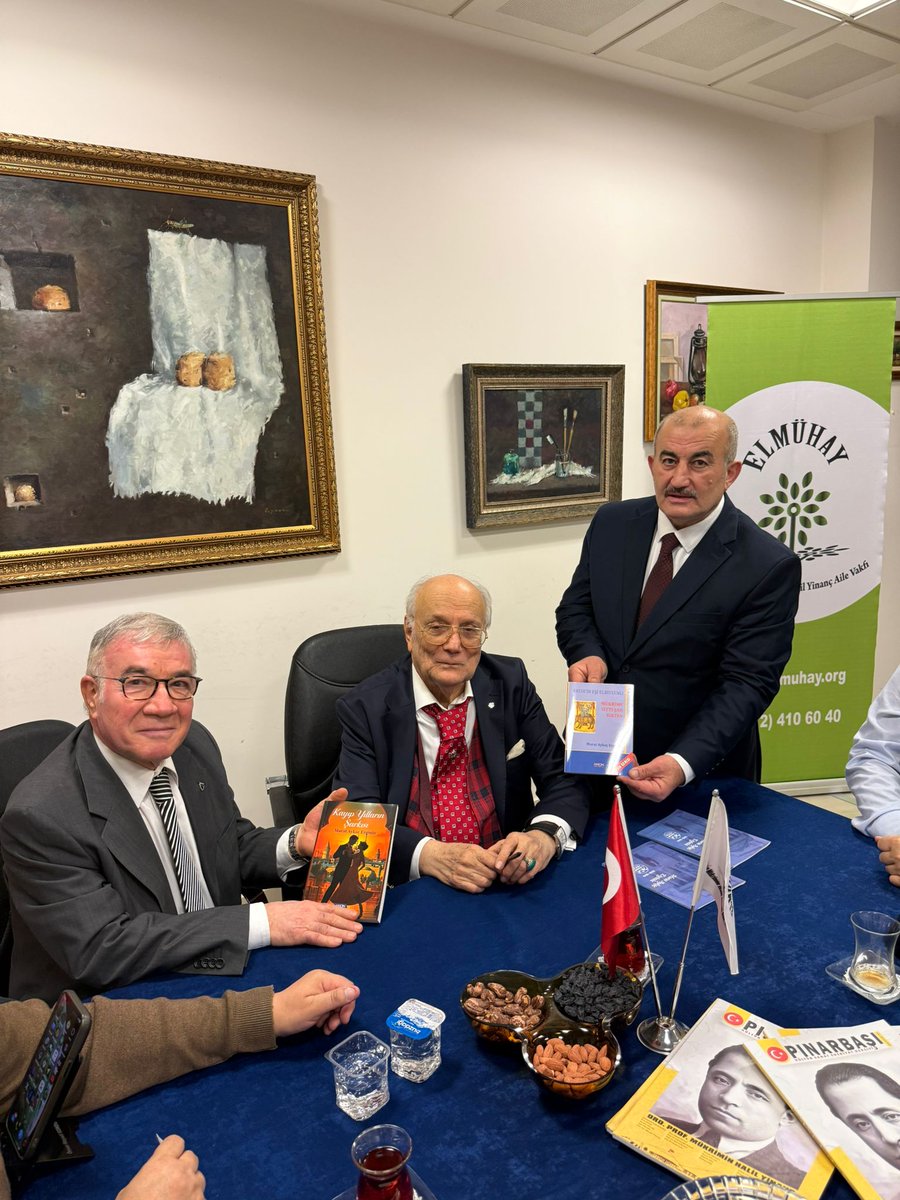 ElmuhayV's tweet photo. Mütevelli Heyeti Toplantımız Mütevelli Heyeti Başkanımız Sn. Tacettin Yinanç başkanlığında Vakıf merkezinde gerçekleştirildi. Toplantıda vakıf faaliyetleri hususunda istişarelerde bulunuldu. https://t.co/jLDVe6yrJh