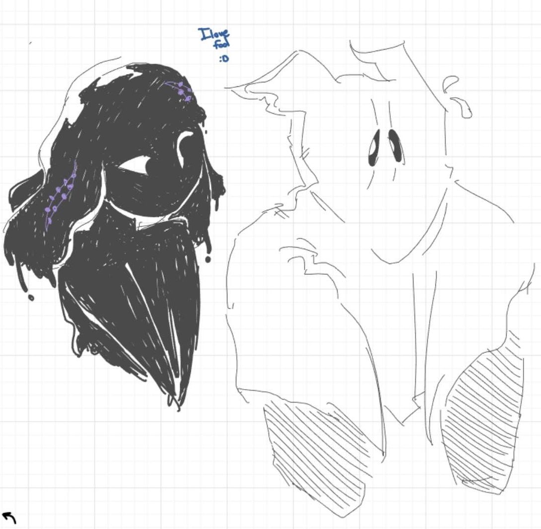 AloraKimberley's tweet photo. Omg NEVER let me on a grace whiteboard again all I’ll draw is dozer and my fool/sona like the slugfish i am https://t.co/sbfxTkTQ56