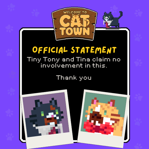 Cat Town tweet media