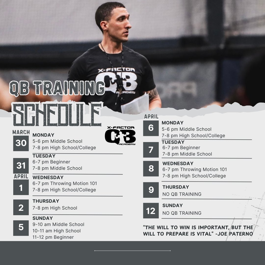 Anthony Morelli: X-Factor QB Academy tweet media