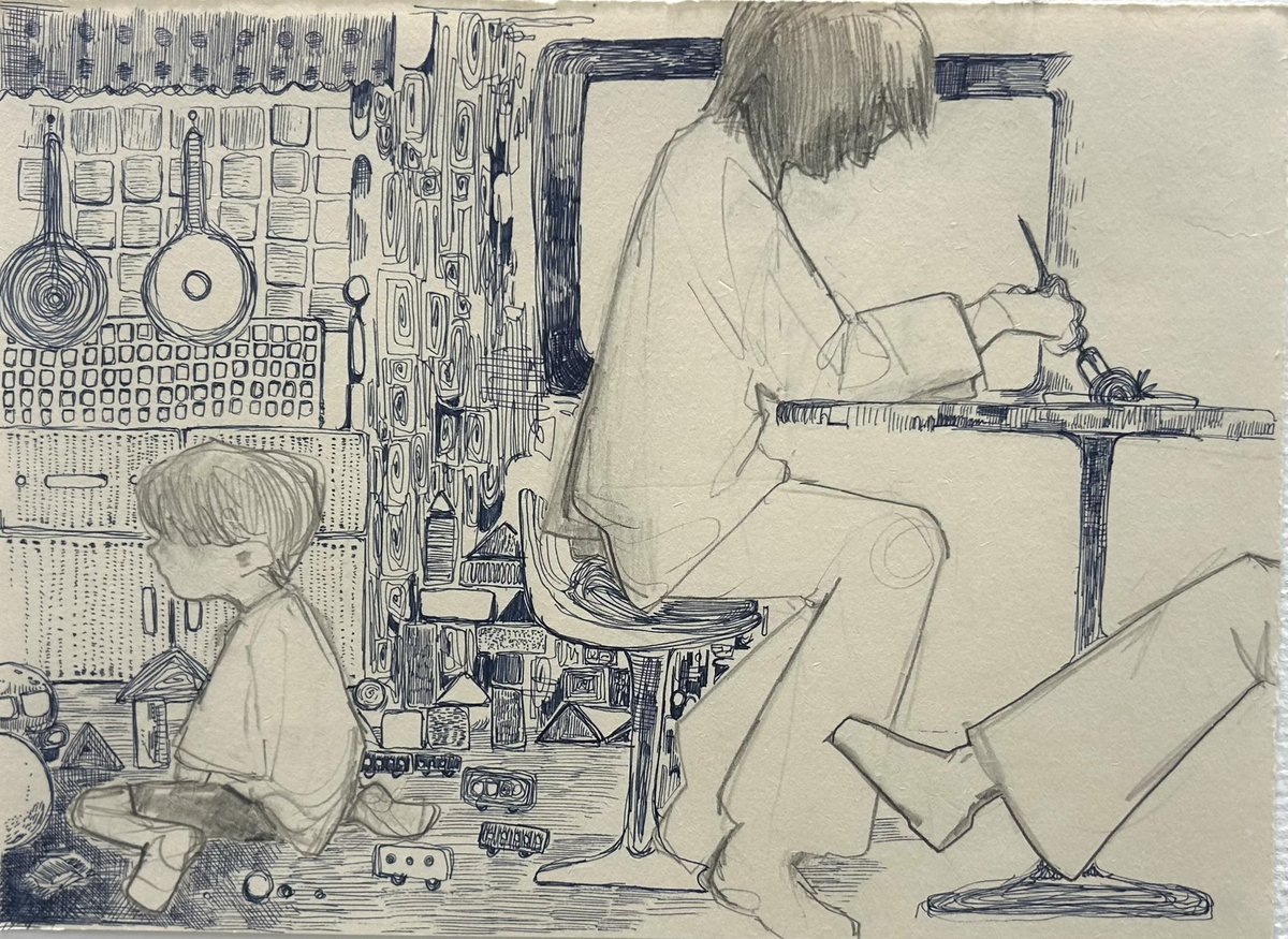 still in the room...
 #drawing  #創作