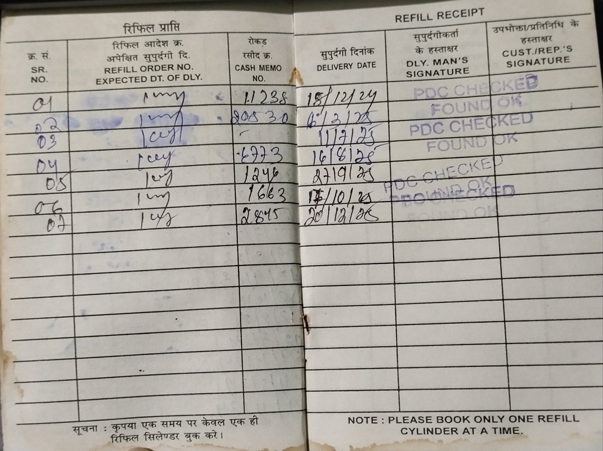 roysumanta's tweet photo. @indane_gas @IndianOilcl while booking for lpg through whatsApp it is showing last refill delivered on 23.03.26 but I have not received any delivery, I had booked but due to so rush I couldn't get the lpg. Now I am unable to book. Is their any fraud please help @dpradhanbjp https://t.co/QXCgV969sI