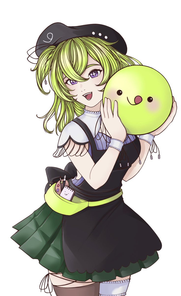 mimleaf's tweet photo. she's so cute ;-; #GenieDTIYS https://t.co/ekt851Dly1