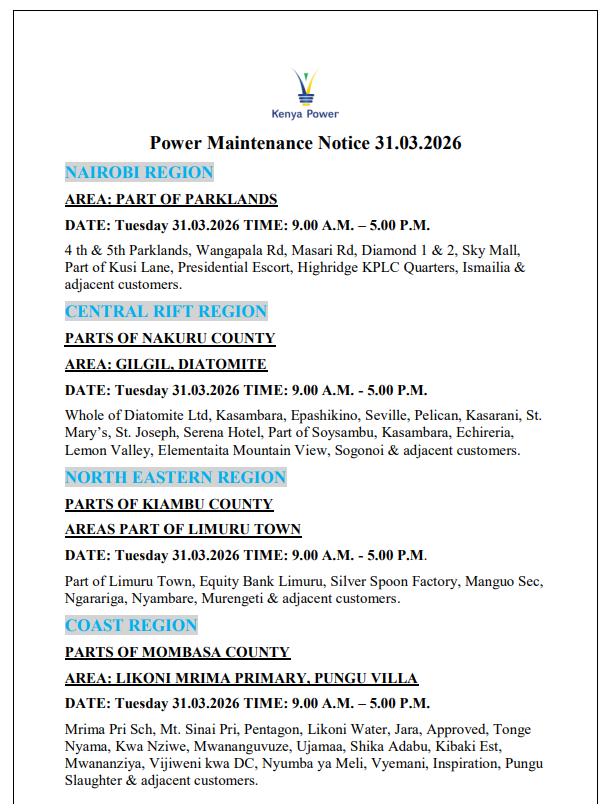 Kenya Power tweet media