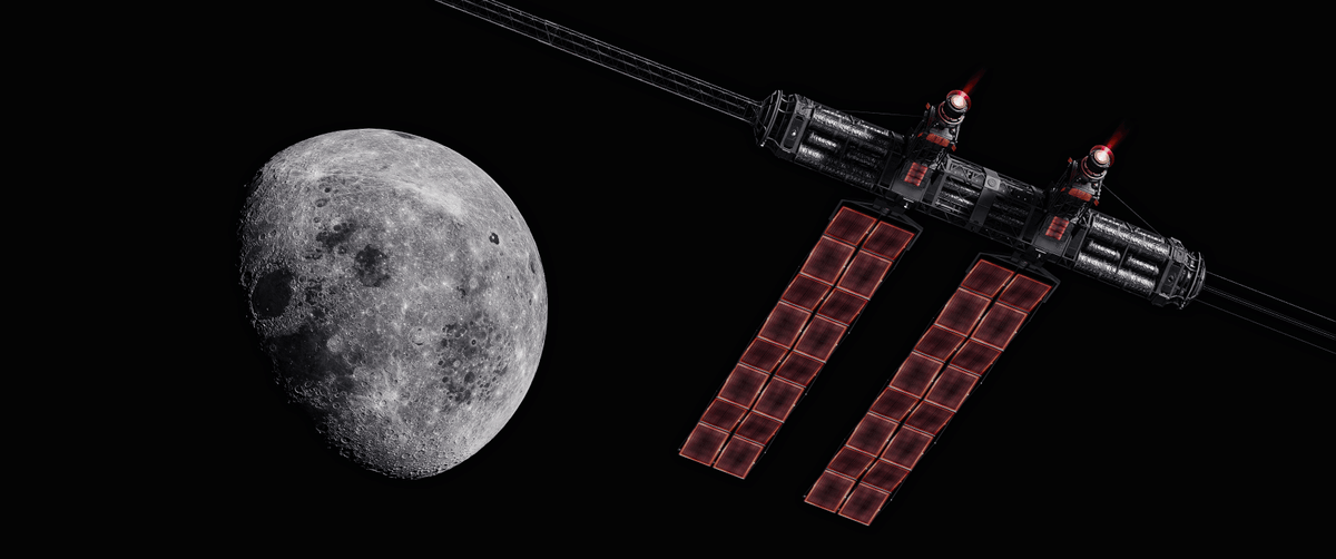 Been drafting a larger ship of the same general layout, this time MPD powered and better suited for prolonged missions to Jupiter and Saturn.
