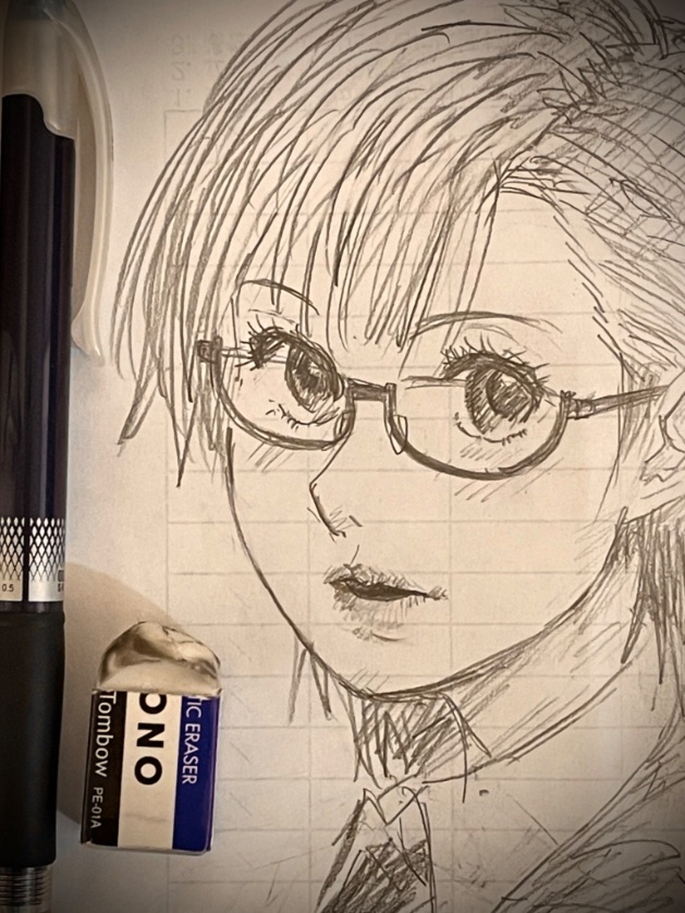 夜の落書き〜
ゆんさんを可愛く描くぞチャレンジ〜っ‼️
その1 