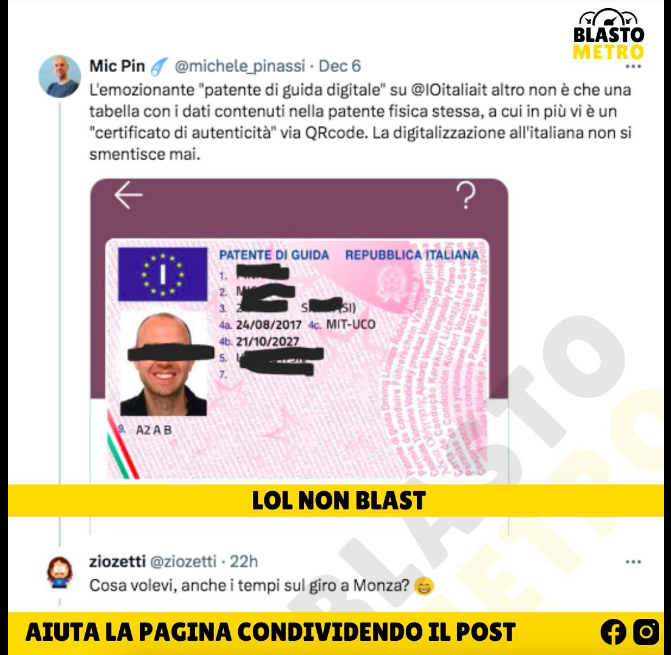 BlastometroTW's tweet photo. IL BLASTOMETRO "GRAN RISERVA" https://t.co/hYRGxnswpG
