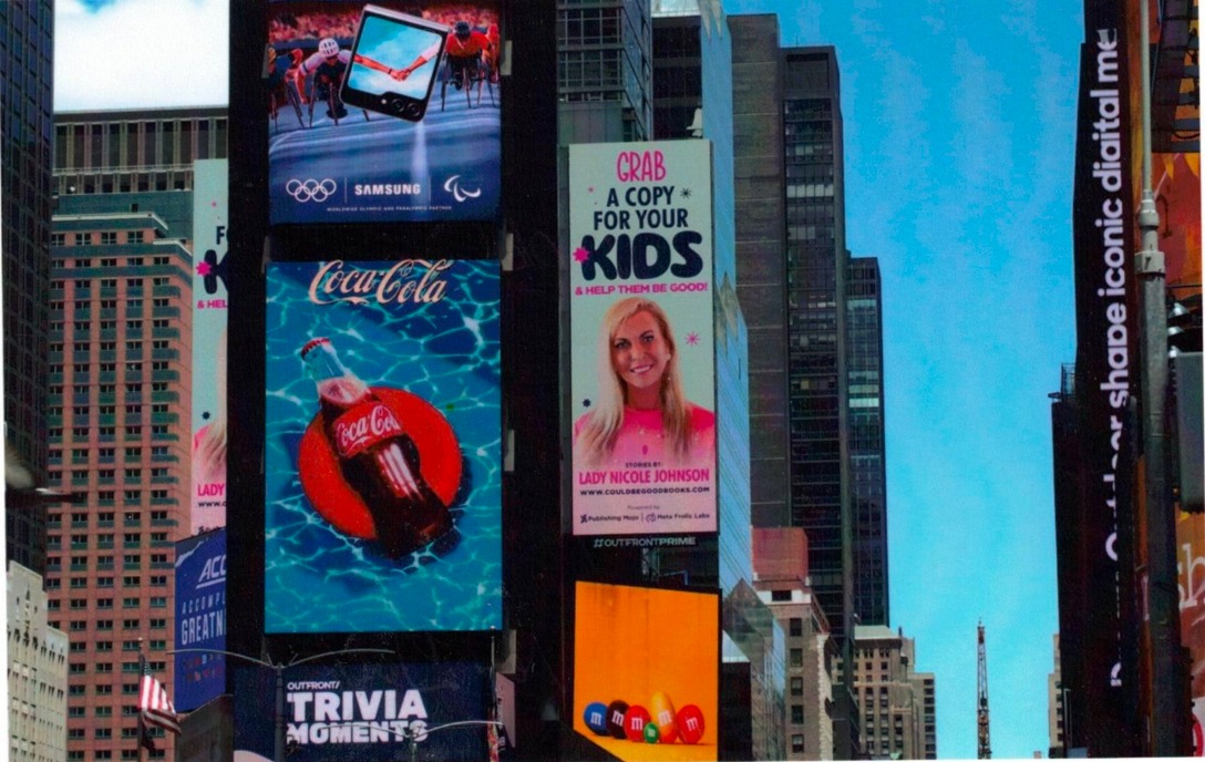 LadyNicole_7's tweet photo. Claiming it now: Times Square billboard in New York, 4th July 2024 🔥👑 https://t.co/enDVz8OpZM
