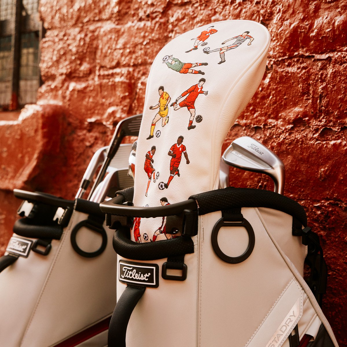 LFC's tweet photo. ⛳️ @LFCRetail has unveiled its latest golf collection, combining performance-driven design, modern style and club pride in collaboration with adidas and Titleist: