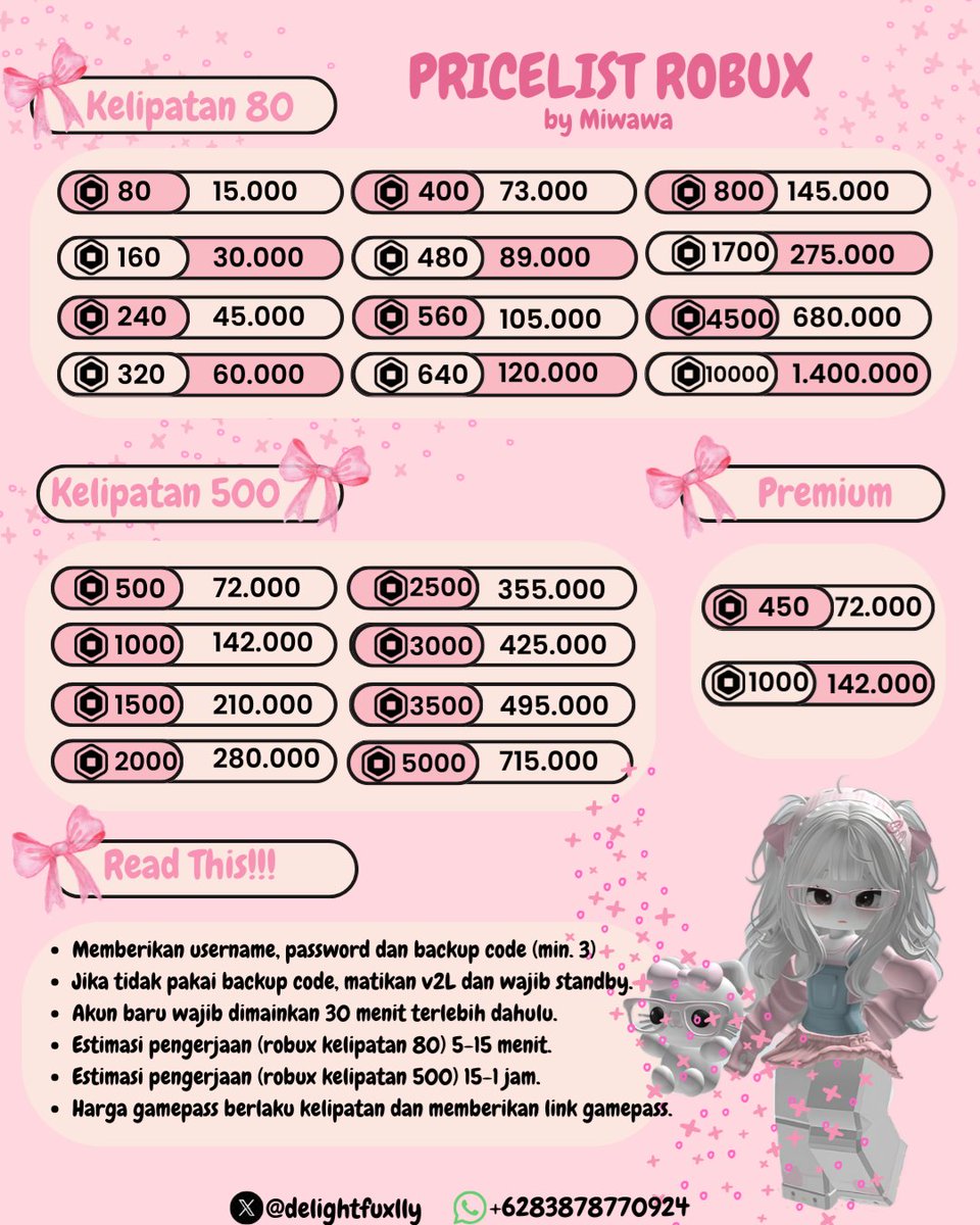 si miw | Robux & WDP tweet media