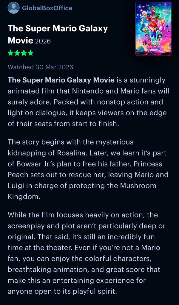 Global Box Office tweet media