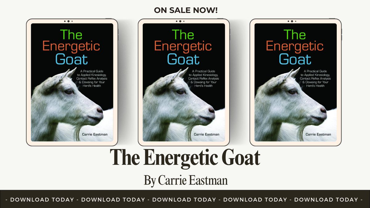 Crave_Books's tweet image. Learn how to harness the power of electrical energy to keep your goats healthy with Carrie Eastman's The Energetic Goat. Check it out now. cravebooks.com/b-57295?refere… #HolisticHealth #GoatCare