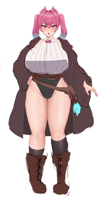 アイシャ初描きからコラボ立ち絵まで1年くらいだけどかなり上手くなったね! 