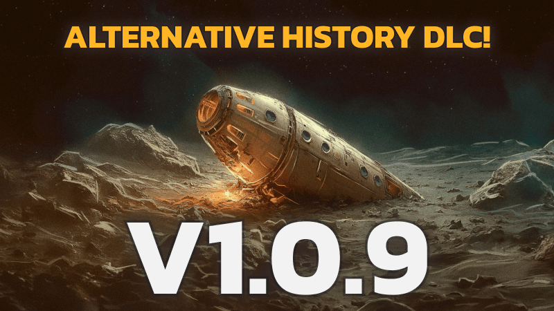 WarnamentGame's tweet photo. Alternative history DLC is finally OUT! 
You asked — we delivered! Introducing a DLC where you fight global warming in 1926 (don’t ask!) and survive with your crew on an alien planet!

https://t.co/KPWKvMA883

#indiegame #grandstrategy #madewithdefold https://t.co/Pezki3XbXh