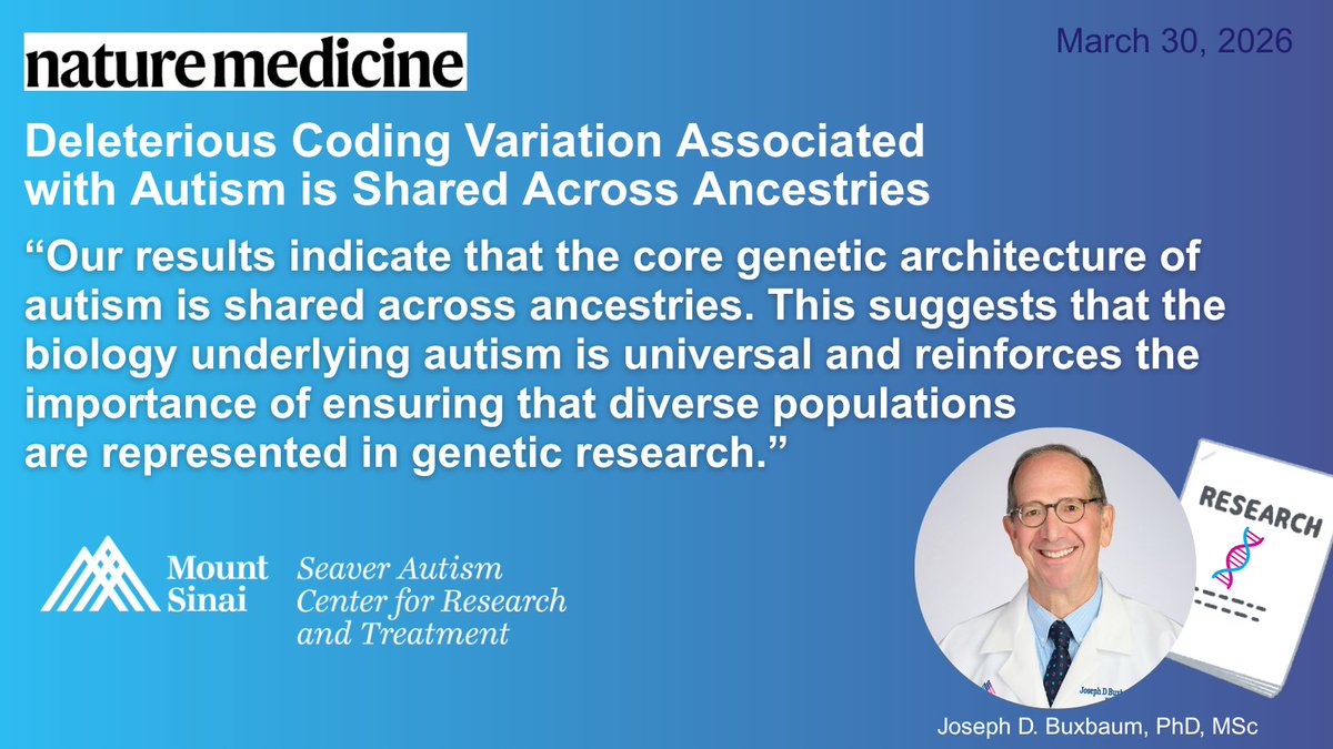 Seaver Autism Center tweet media