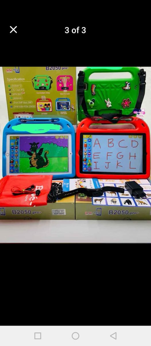 NChukwemeka's tweet photo. @ruffydfire Specifications: 6gig RAM, 256gig ROM, play store, unbreakable screen, xender, wifi, dual sim enabled, Bluetooth, slots for memory card, educational apps...DM 07014122211 for more details https://t.co/m7eJyCj3CB