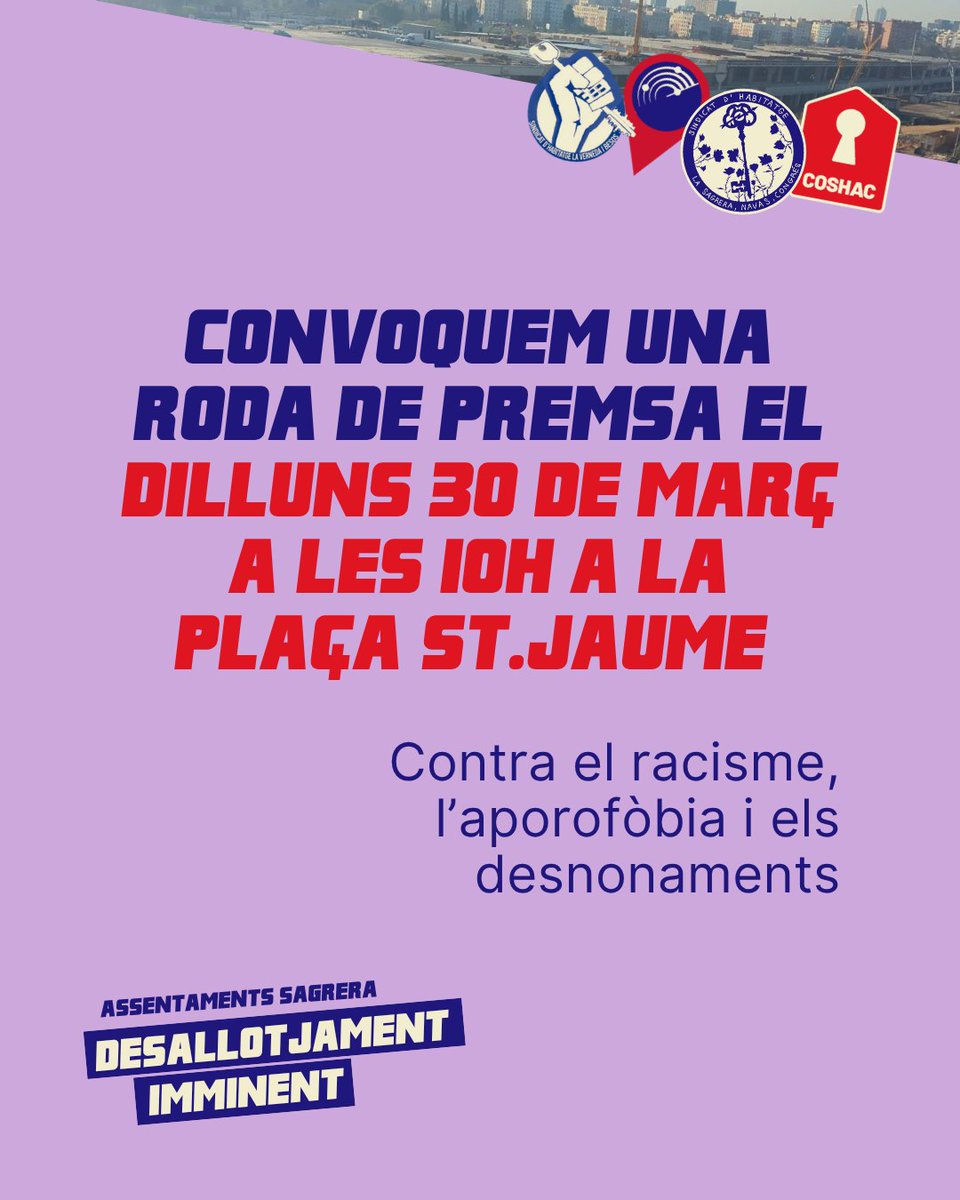 Confederació Sindical d'Habitatge de Catalunya tweet media