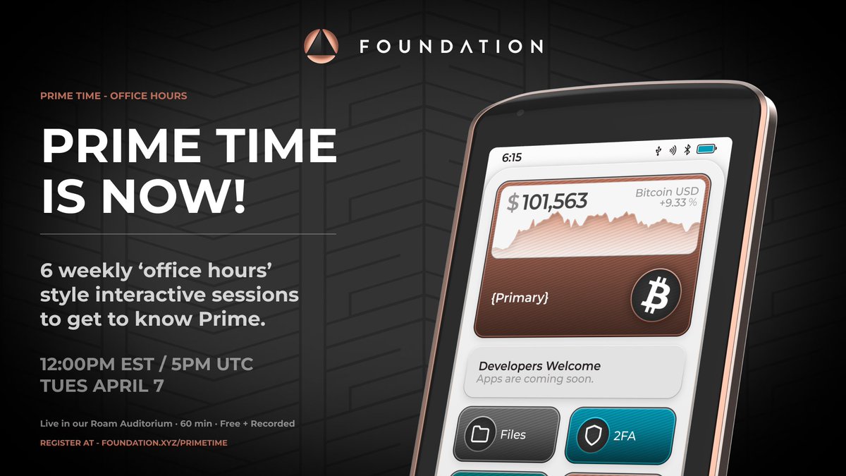 FOUNDATION tweet media