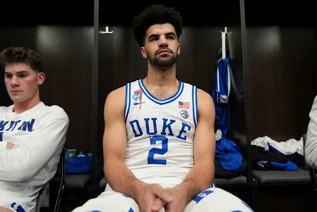 Never thought we'd say this about a Duke basketball player but absolutely feel for Cayden Boozer right now.

You already feel like you single-handedly cost your team a national title and someone on the Internet tweeting your twin brother should have eaten you in the womb has