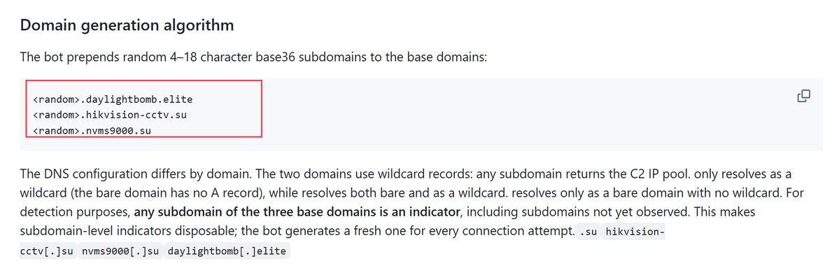 blackorbird's tweet image. What distinguishes #Botnet "Drifter" is how it hides. 
Its C2 domains are named after IP camera brands (, ), chosen to blend with the traffic of devices that share a VLAN with the Android TV boxes it infects. 
github.com/deepfield/publ…