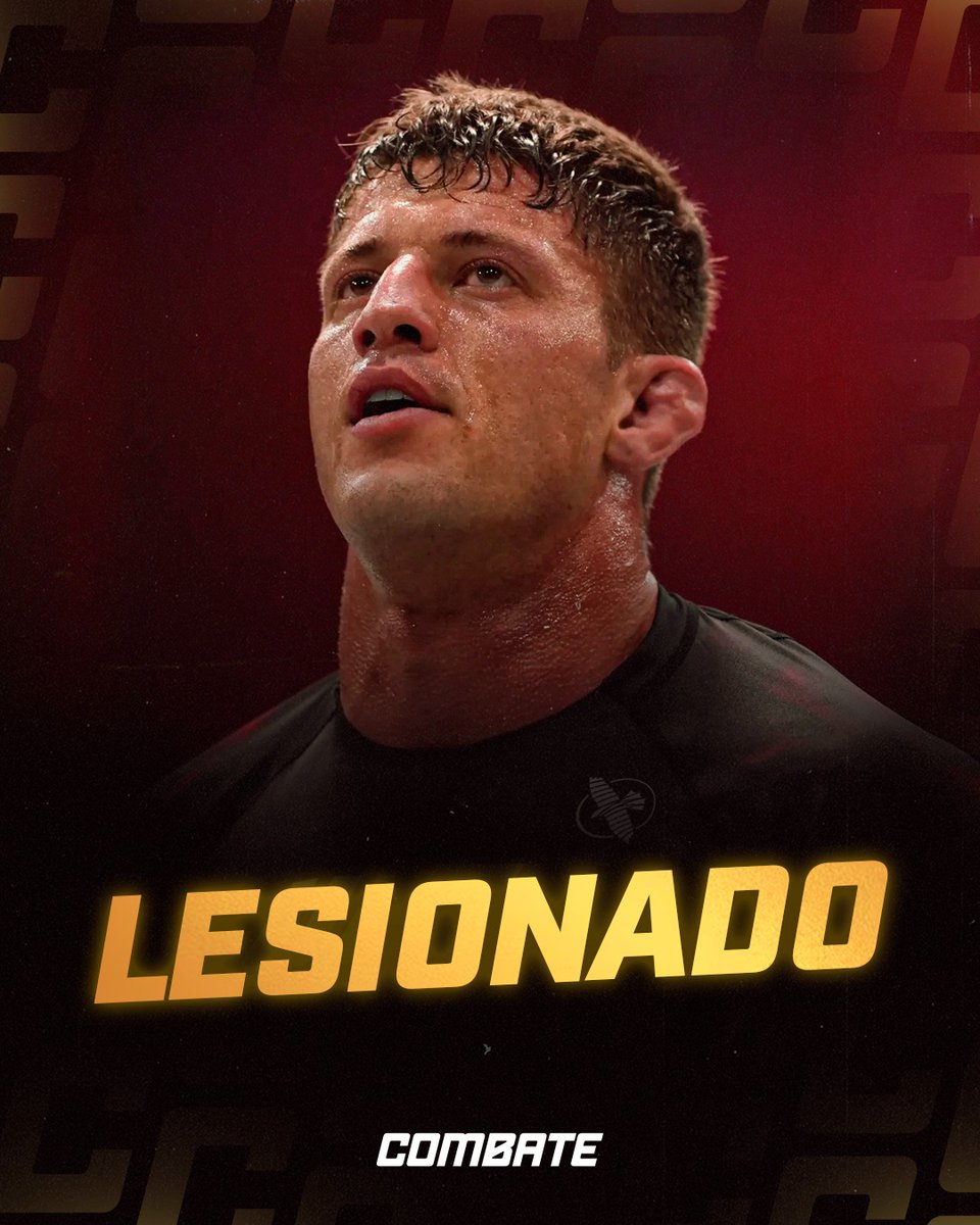 combate's tweet image. LUTA CANCELADA! ❌

O duelo contra Declan Moody foi adiado devido a uma lesão de Meregali e não acontece mais no dia 2 de abril. O card segue com grandes lutas a partir das 21h, tudo na minha tela. ✨

*Contém texto alternativo.

#UFCBJJNoCombate #Combate #Jiujitsu