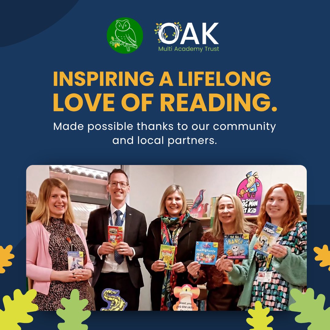 OakMATrust's tweet photo. A fantastic milestone for Woodland Grange Primary School, part of OAK, with the opening of their new library on #WorldBookDay 📚
A brilliant space to inspire a love of reading and support every child’s learning journey. https://t.co/0CSI9GVG8T
