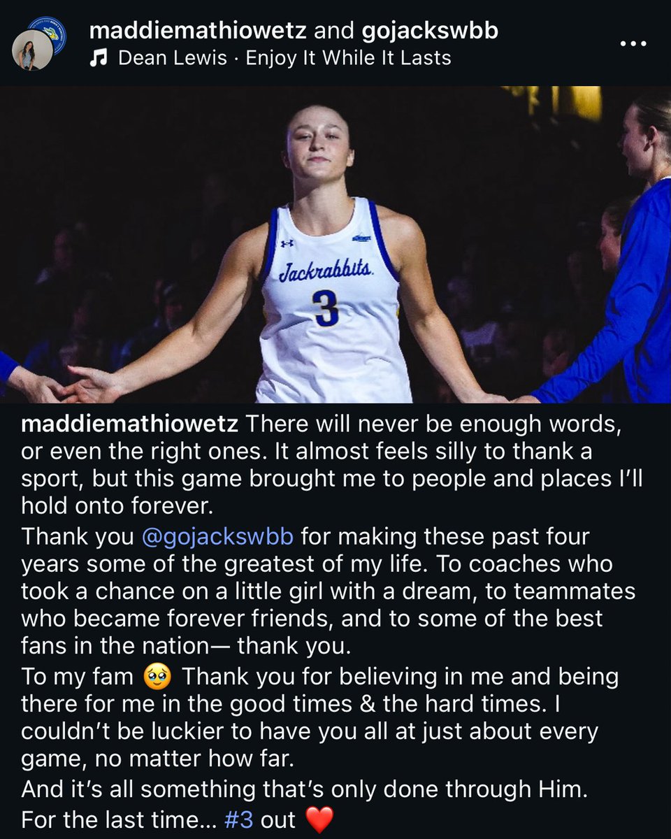 GoJacksWBB's tweet image. Forever a Jackrabbit 🐰🫶

#GoJacks