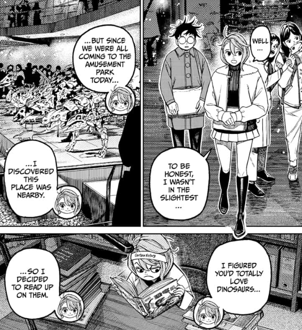 MetiNTBG's tweet image. Aira is great, while I am conflicted on this will they won't they element introduced into the story, I do like this arch giving her more synergy with Okarun. She is developing into a proper losing heroine...