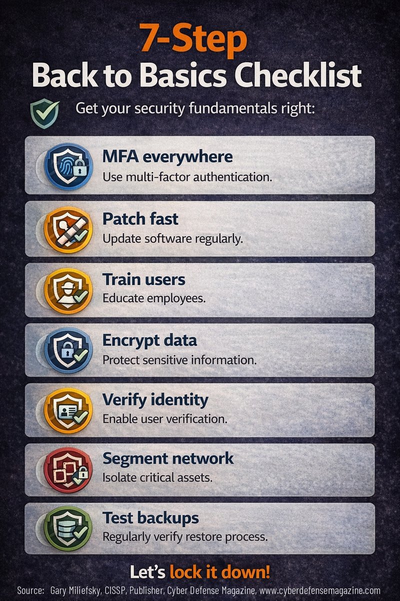 Publisher of Cyber Defense Magazine tweet media