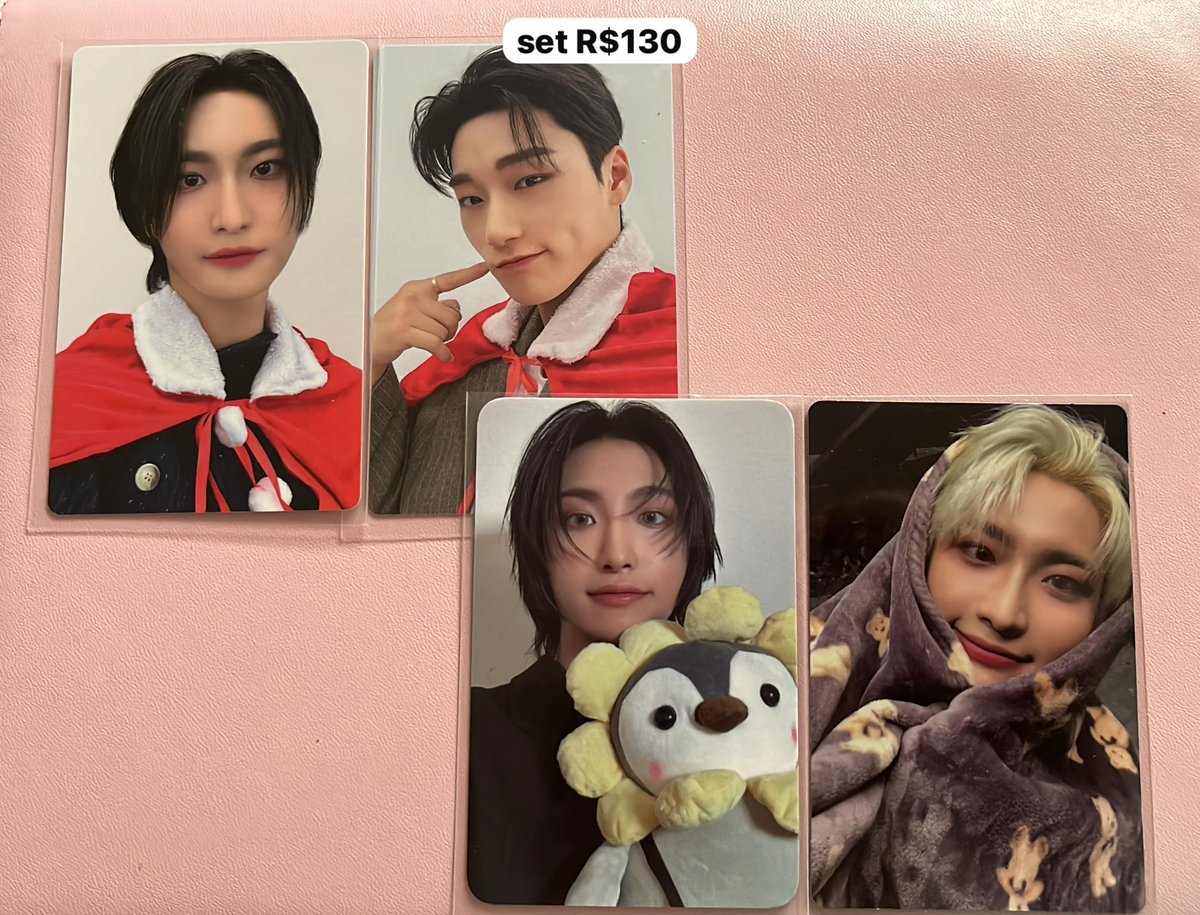 woodzcarioca's tweet photo. vendo/venda mini set seonghwa e san

valor do set + frete 
(não vendo separado)

pagamento por pix ou crédito via link

🔗 feedbacks: https://t.co/oMhw1Cqzf0

‼️ motivo de venda: minha gata está internada e eu preciso pagar as coisas no veterinário. 🥺 https://t.co/Rpkw1aukUr