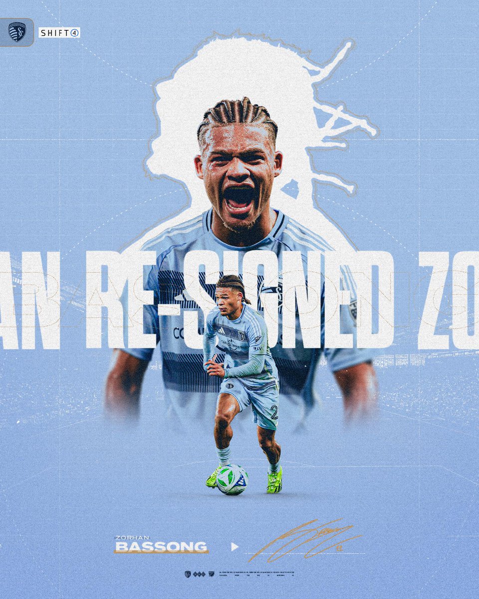 SportingKC's tweet photo. We've signed defender Zorhan Bassong to a new contract through the 2028-2029 season with club options.

📰: https://t.co/dIlAy9IlgZ https://t.co/8dMK6q5KO0