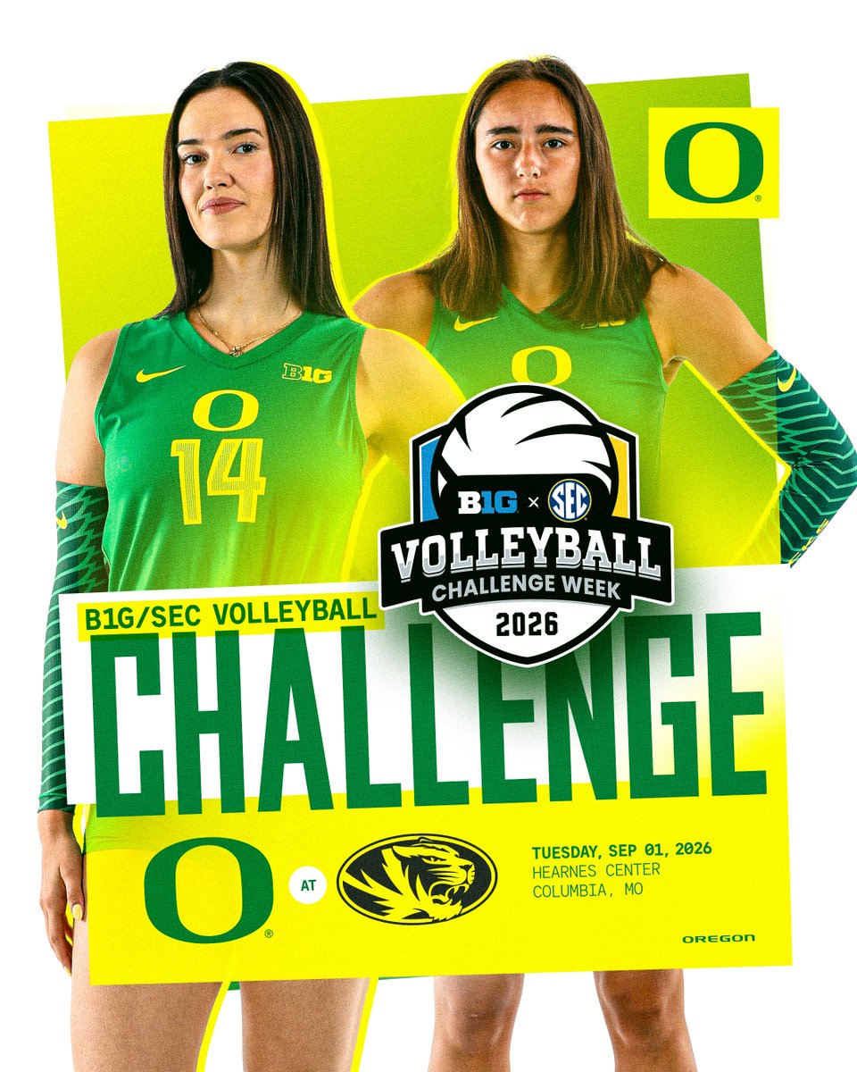 Oregon Volleyball tweet media