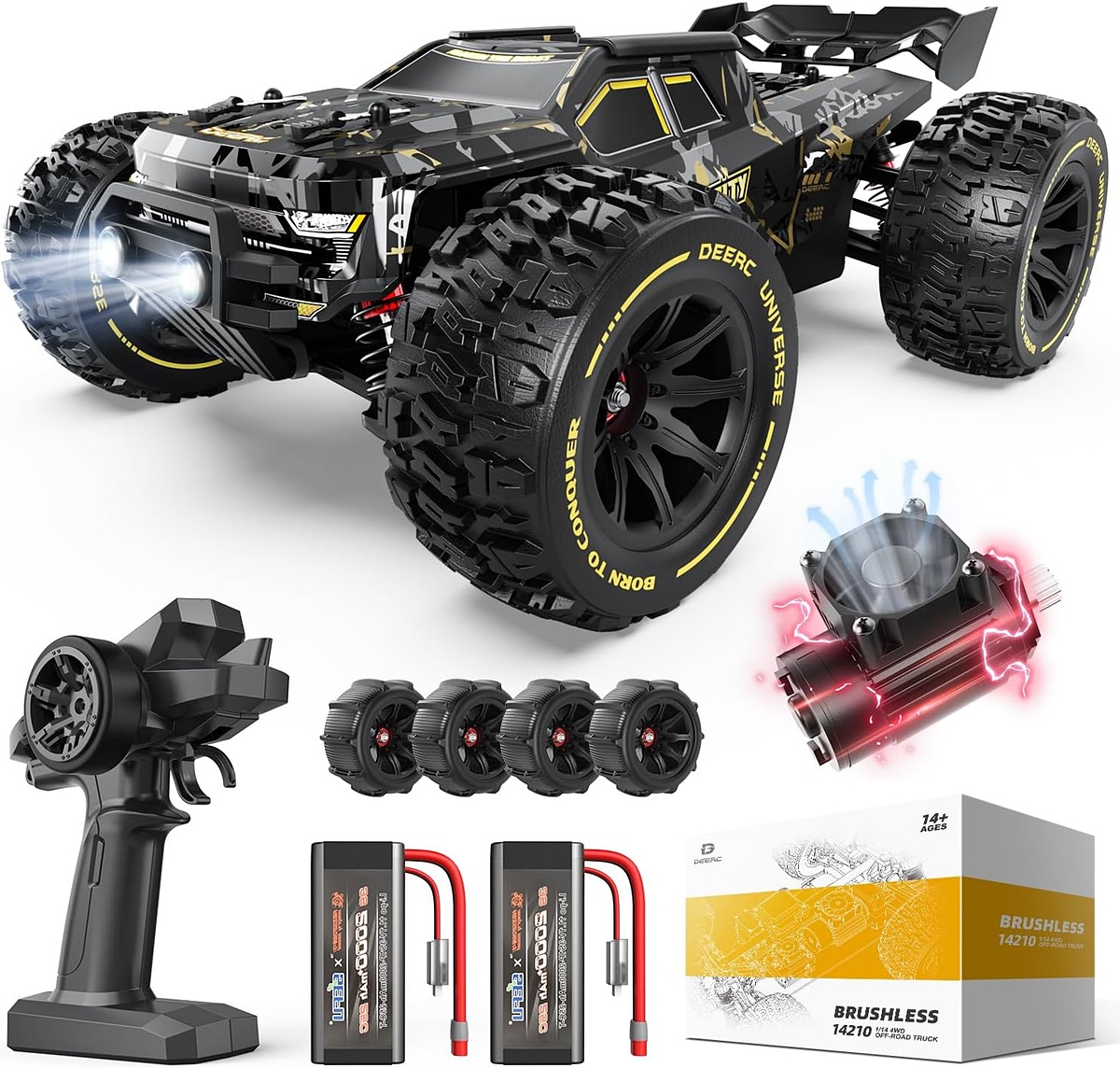 hobbywatch_jp's tweet photo. 【Amazon新生活セールFinal】DEERCのブラシレスモーター搭載RCカーがお買い得【2026.4】 https://t.co/To53nVDASJ #Amazon #DEERC #ラジコンカー https://t.co/YWsOdvz7OR