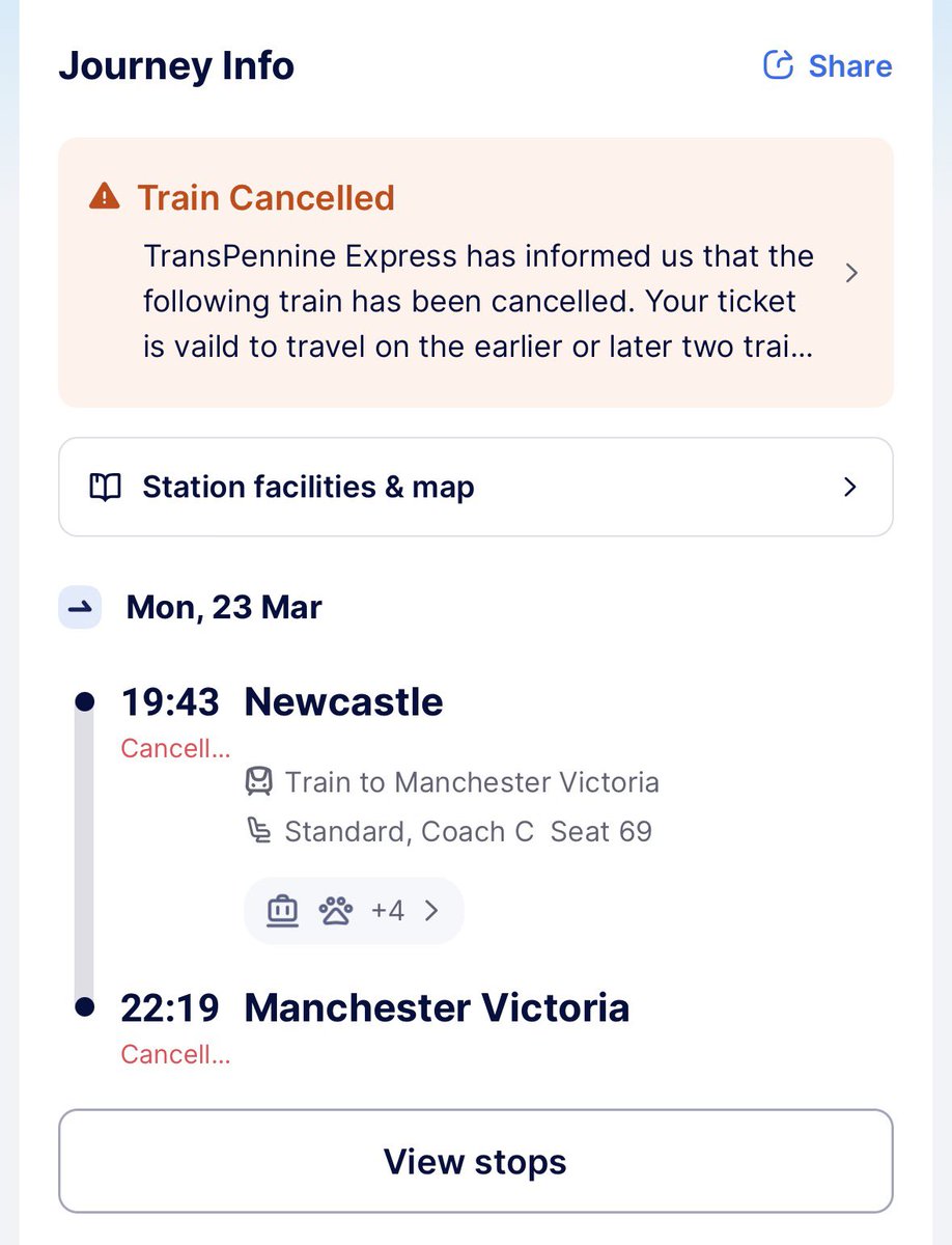 issagy4l's tweet photo. @TPEassist  What do you mean you can’t find a time tabled journey for this? I have proof of the ticket which was provided and a screenshot of my timetable being cancelled. Absolute joke trying to get this refund back for a train I was never able to board? https://t.co/tqZETkqWvP