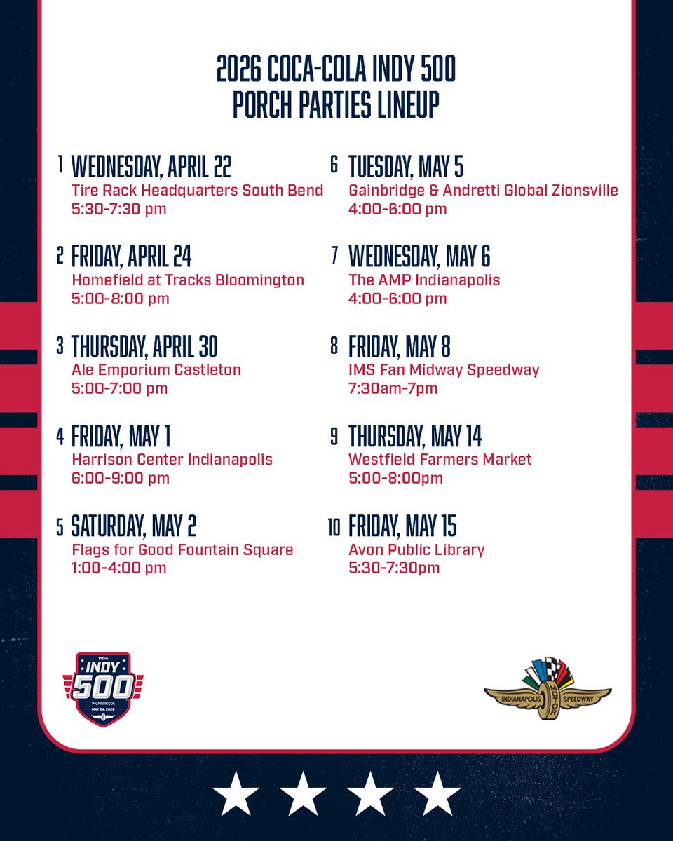 Indianapolis Motor Speedway tweet media
