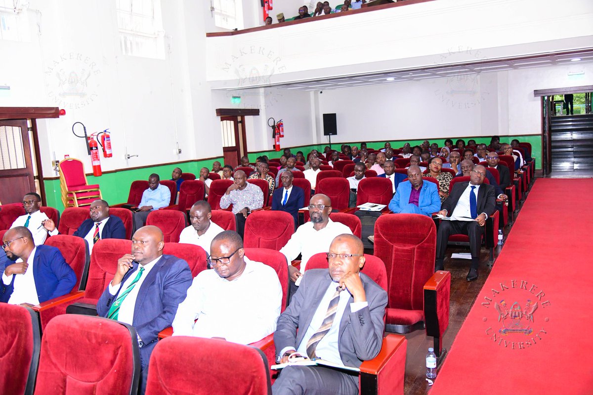 BasalirwaJB's tweet photo. Earlier today, I attended the presentations for the position of Deputy Vice Chancellor (Finance &amp; Administration) where the Search Committee presented 3 candidates including our former CoBAMS Principal, Prof. Eria Hisali who was spot-on in his deliberation.
My best wishes to him. https://t.co/8oiourLbyS