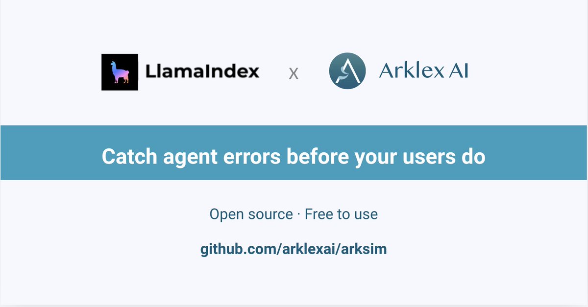 Arklex AI tweet media