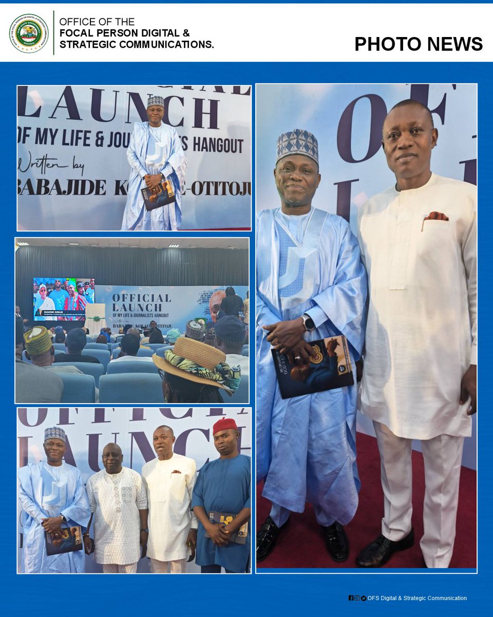 amkaigama's tweet photo. @GovBuni  Celebrates @BabajideOtitoju at 60, Commends Contributions to Journalism. @begos https://t.co/fzqnB3TRKo
