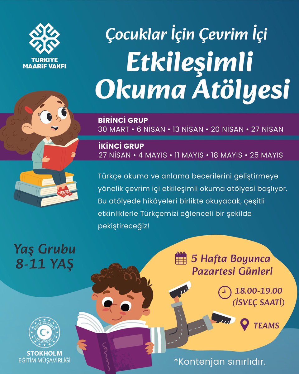 Stokholm Eğitim Müşavirliği tweet media