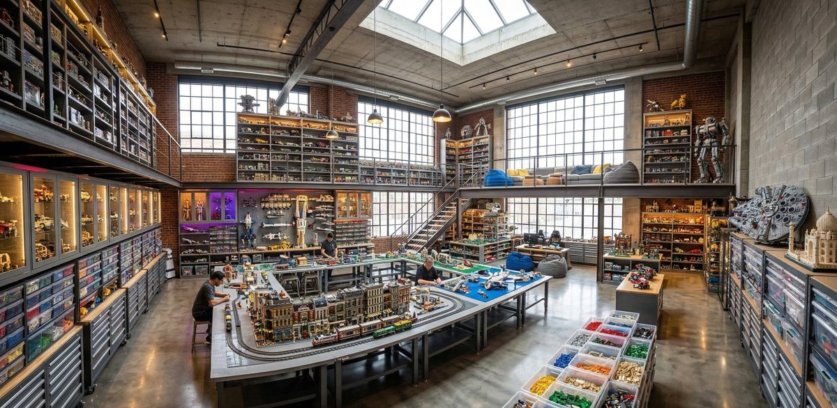 1Mbricks's tweet image. LEGO Room Ideas: Dream Setup
#LEGOCity #LEGORoom #AFOL #LEGOBuilder #lego