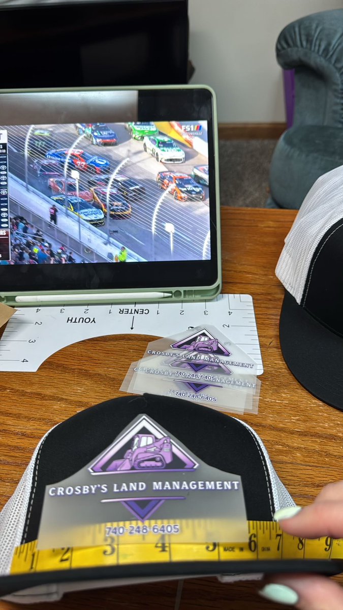 Happened to catch a moment at the right time yesterday while making hats