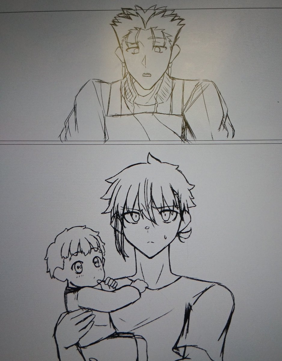 昔描いた絵を描きなおしてる
改めてみると成長してません?アタシ 