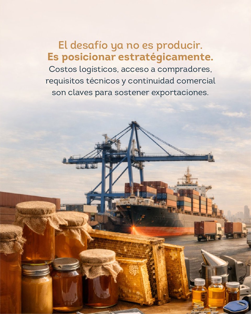 ACREarg's tweet photo. El último informe sobre economías regionales de CONINAGRO confirma que el sector apícola argentino mantiene dinamismo exportador y demanda sostenida en el mercado internacional.

📩 Consultanos para diseñar tu expansión internacional.

#ACREArg #EconomíasRegionales #MielArgentina https://t.co/S9avcHrOsN