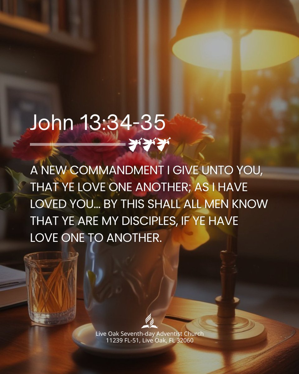 LOFLSDAChurch's tweet image. Love is the identifying mark of a follower of Christ. When you love others as He loved you, you reflect His character to the world.

Look for opportunities today to show Christlike love to someone around you.

#LoveOneAnother #DisciplesOfChrist #ChristlikeLove #LOFLSDAChurch