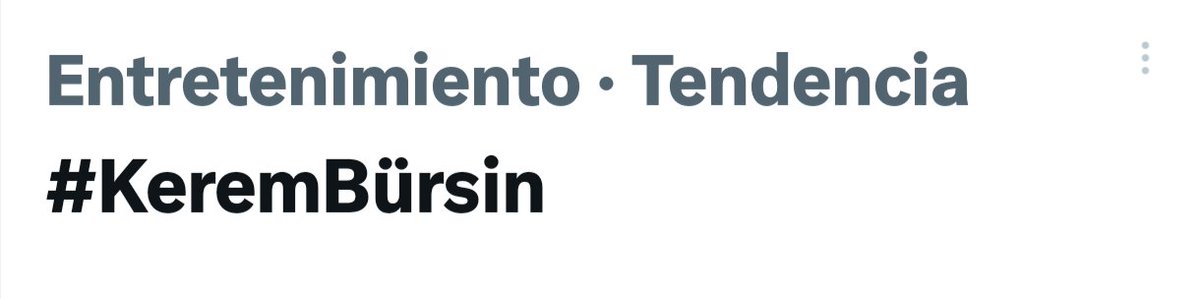 Apareció y.... Zas se hizo el solo tendencia
Solo el lo logra
#KeremBürsin