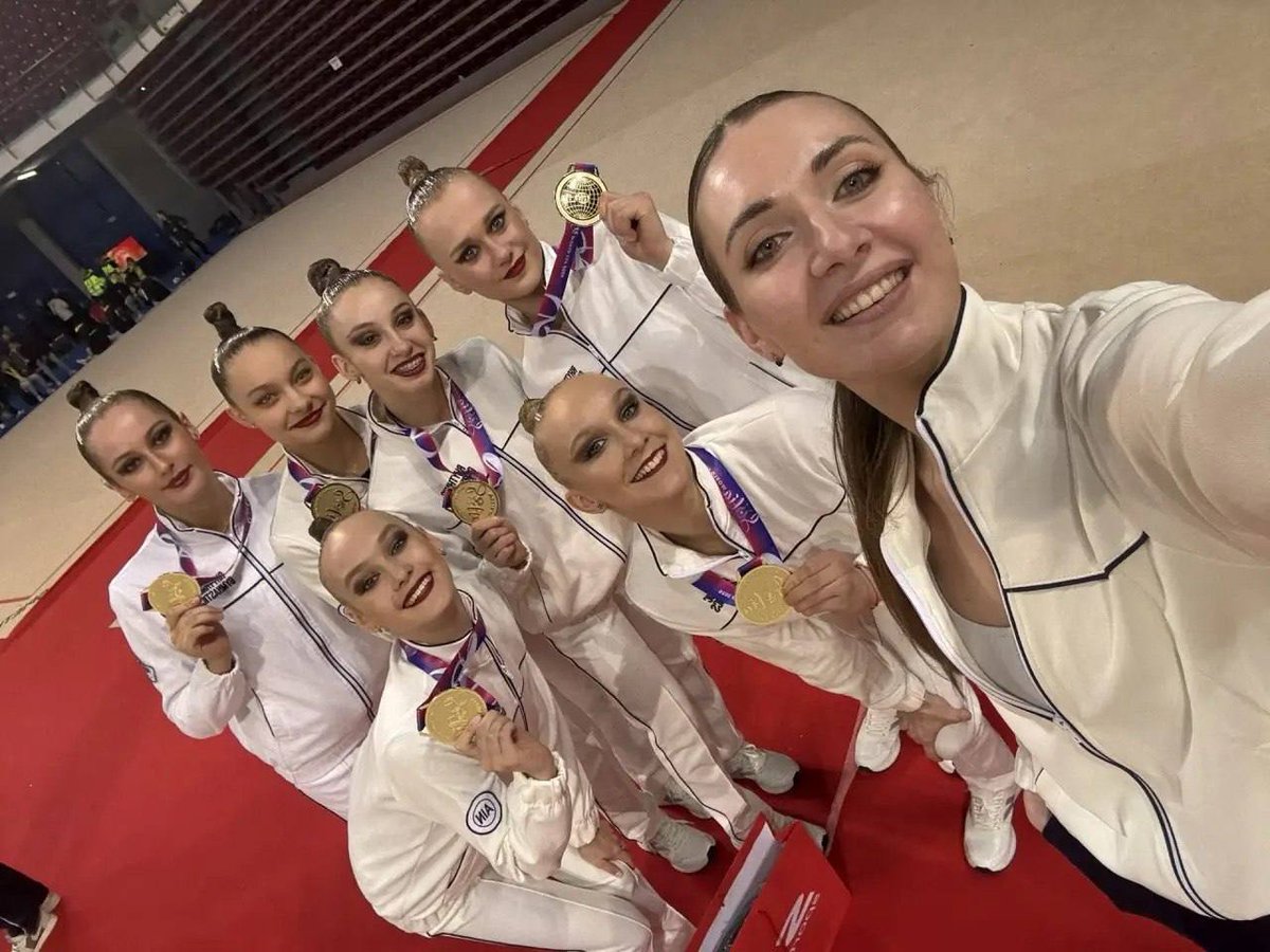 🇷🇺 After a 4-year “break”, Russia’s gymnasts are back in style &amp; back on top.

At the 1st leg of Rhythmic Gymnastics World Cup in Sofia, Russia’s athletes claimed 2 golds &amp; 1 silver in group events:

🥇 All-round
🥇 3 hoops + 2 pairs of clubs
🥈 5 ribbons

👏 Go #TeamRussia!