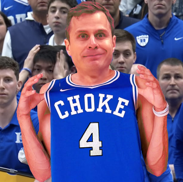 BaroMontesquieu's tweet photo. @MarchMadnessMBB Duke should buy the Ronaldo dud bust to honor this epic 4th choke in  a row by their leader.

#Duke #Choke #Annual #4InARow #LessWithMore

https://t.co/HARX7fo8eg https://t.co/W5N3PYJ9L9