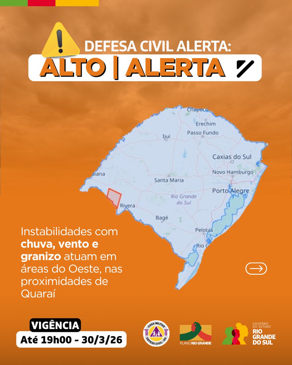 Defesa Civil RS tweet media