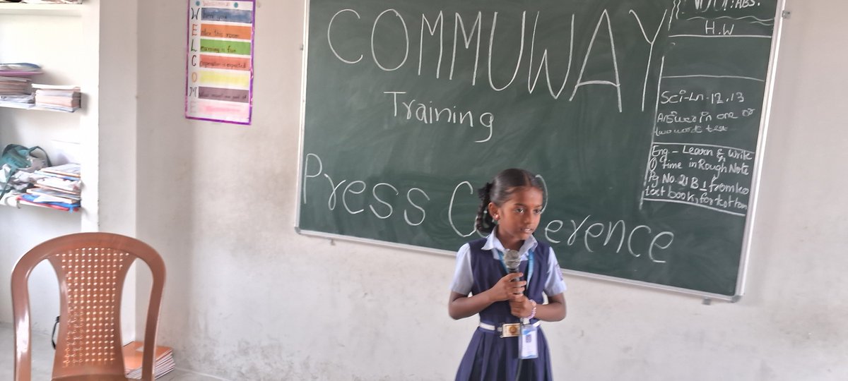 kantesh16's tweet photo. COMMUWAY is on a mission to develop "Questioning Skill" through creativeity &amp; curiosity. During communication training, it is made obligatory to state or present "Why/Reason" of any fact or opinion. Here are some pics with young learners presenting their ideas with "Kaaranam." https://t.co/lQNVkZYCNP