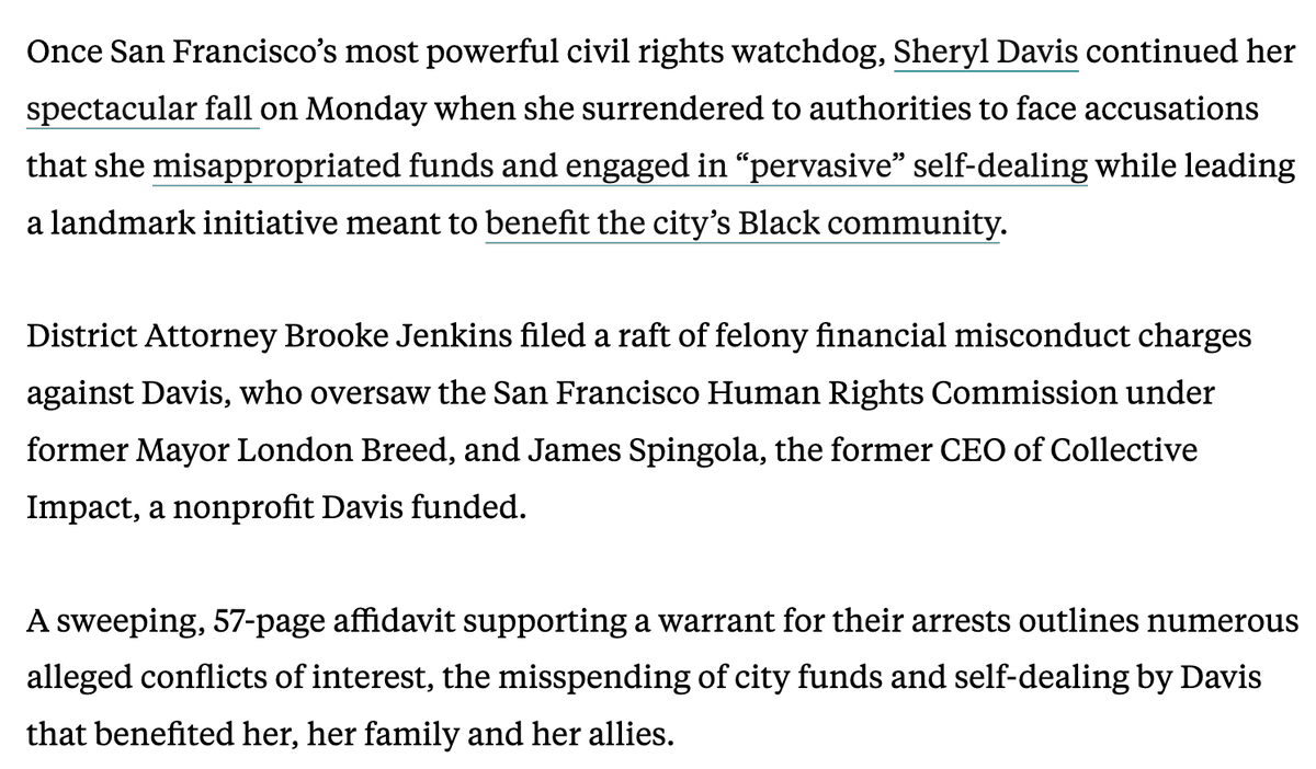 benlandautaylor's tweet photo. Over 2021-2022 San Francisco took  $120 million from police and redirected it to racial redistribution NGOs.
In fact, this was all just a pretext for stealing. https://t.co/Http63HLFs